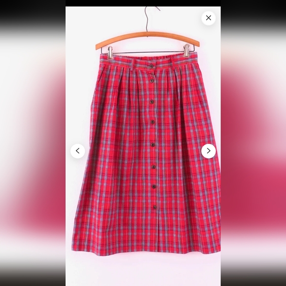 Koret Skirts Vintage Koret Madras Plaid Skirt Poshmark